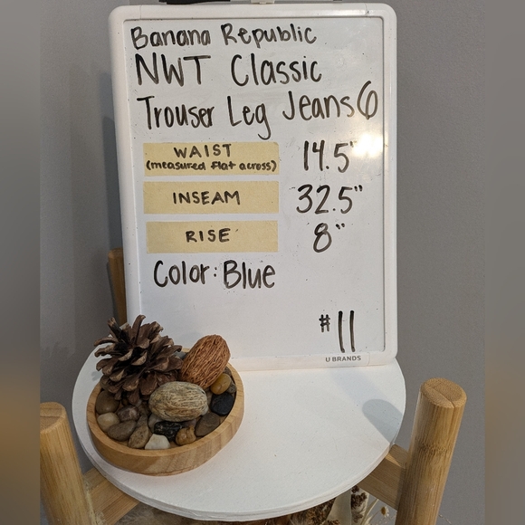 NWT Banana Republic classic trouser leg jeans size 6 - Picture 5 of 5